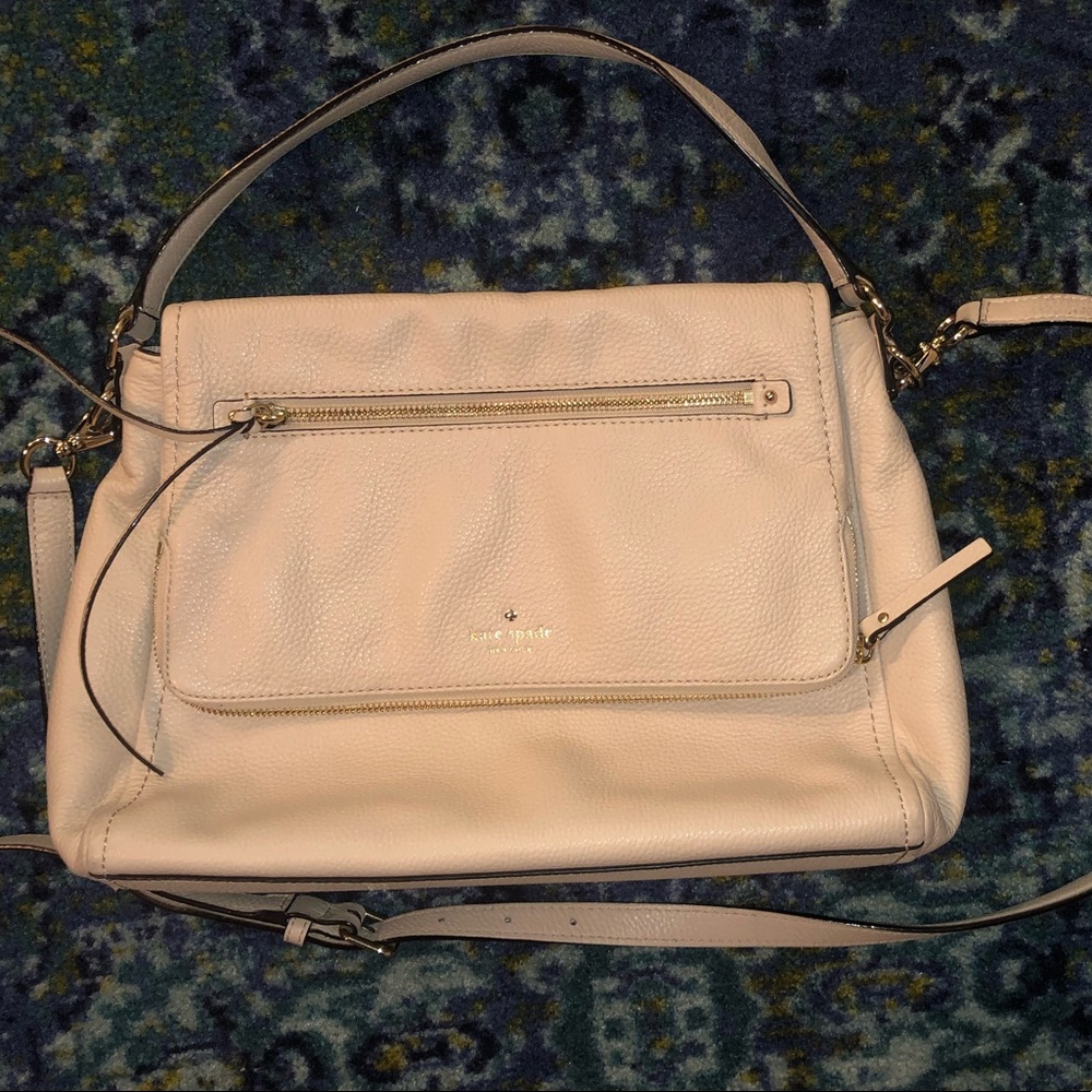 Kate Spade large nude crossbody